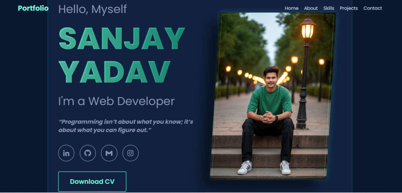3D Interactive Portfolio